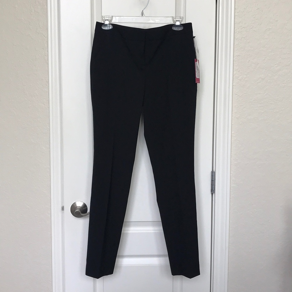 NEW Vince Camuto Black slim dress pants trousers